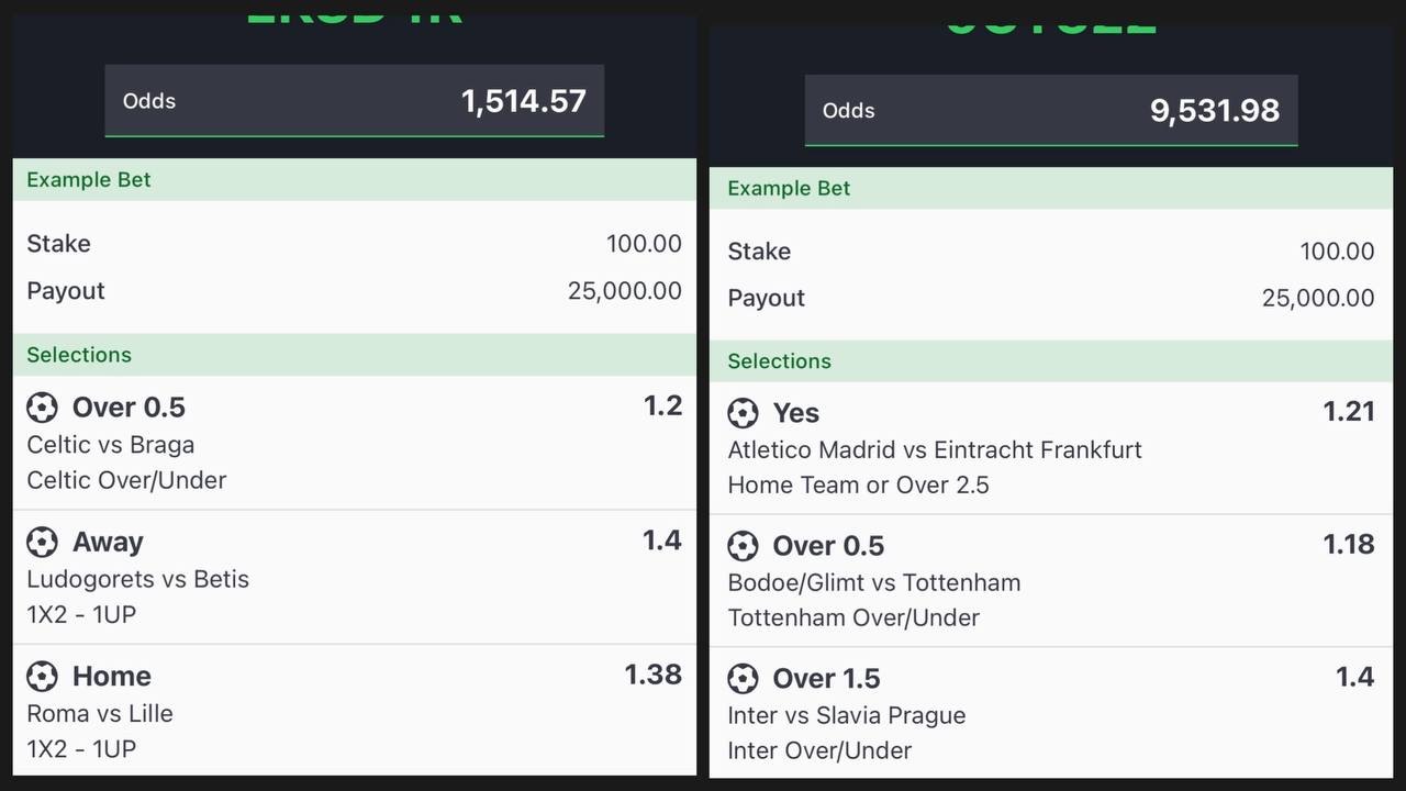 BIG ODDS🥈🎉